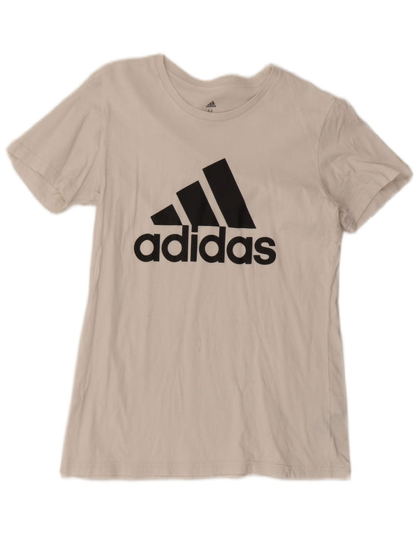 Damska koszulka z krótkim rękawem i grafiką Adidas Top UK 12/14 Medium White Sports