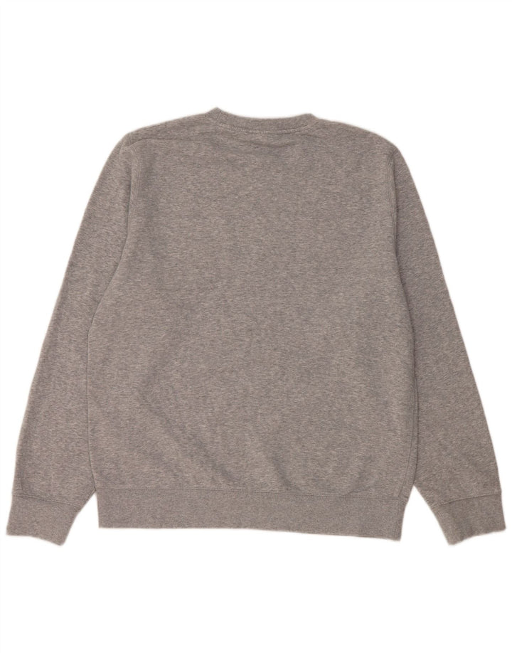 Męski sweter z grafiką Champion XL, szary, bawełniany