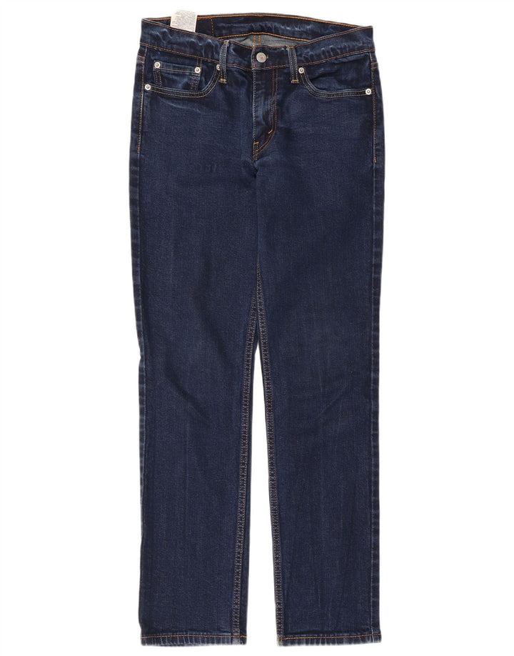 Damskie jeansy LEVI'S 511 Slim W30 L32 Granatowa bawełna