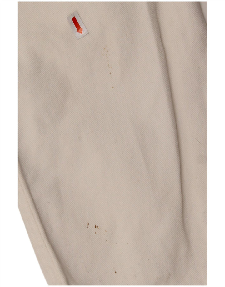 ROY ROGERS Mens Slim Jeans W36 L34  White Cotton