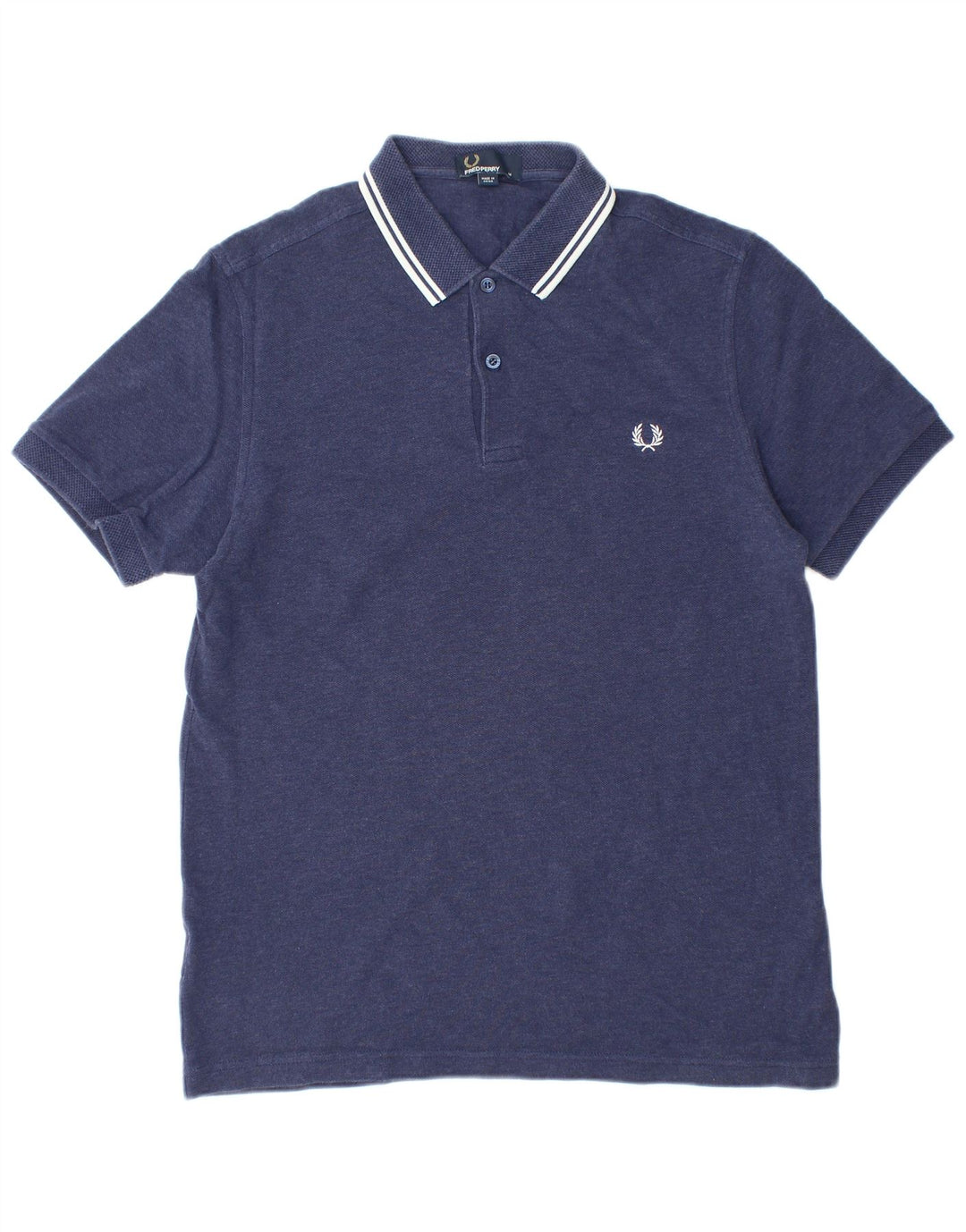 Męska koszulka polo FRED PERRY, średnia, granatowa, bawełniana