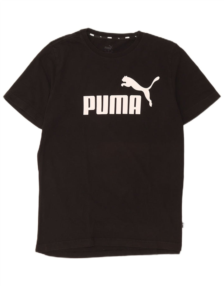 Męski T-shirt Puma z grafiką, średni czarny