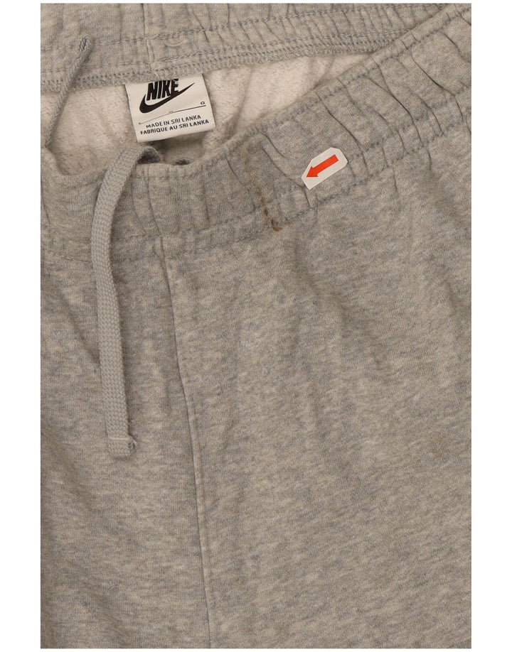 Męskie spodnie dresowe Nike, duże, szare, bawełniane w cętki