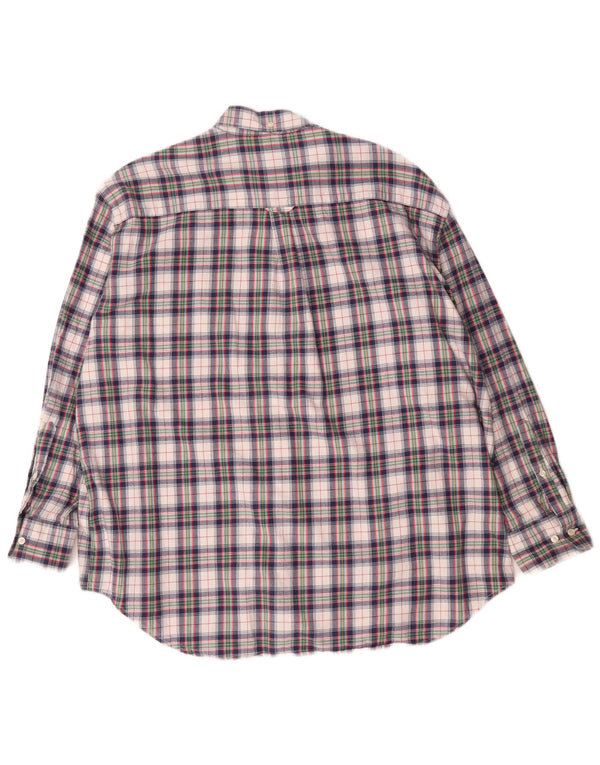 Damska koszula flanelowa oversize Gant UK 16, duża, wielokolorowa, bawełniana w kratę