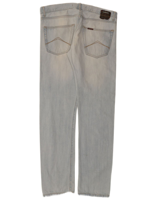 CARRERA Mens 717 Distressed Slim Jeans IT 52 XL W36 L34 Blue Cotton