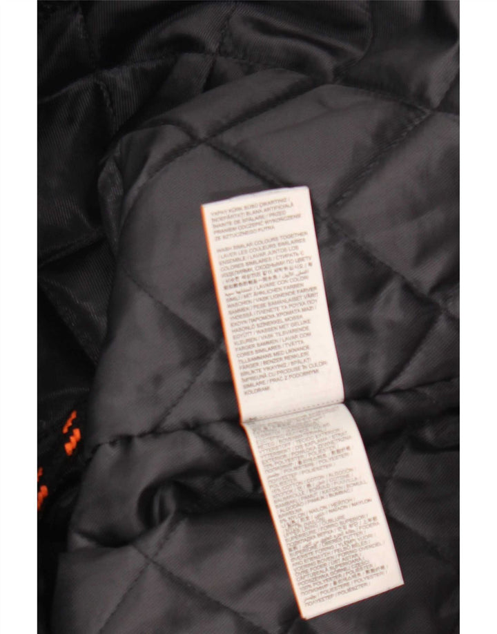 Męska kurtka parka z kapturem Superdry UK 38, średni granatowy poliester