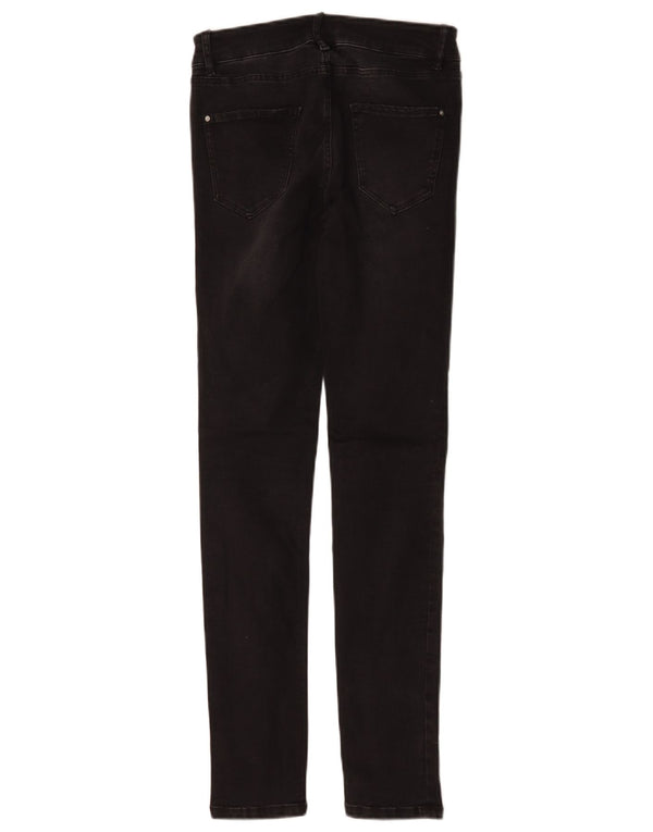 Damskie jeansy skinny Massimo Dutti EU 34 2XS W24 L29 Czarne bawełniane
