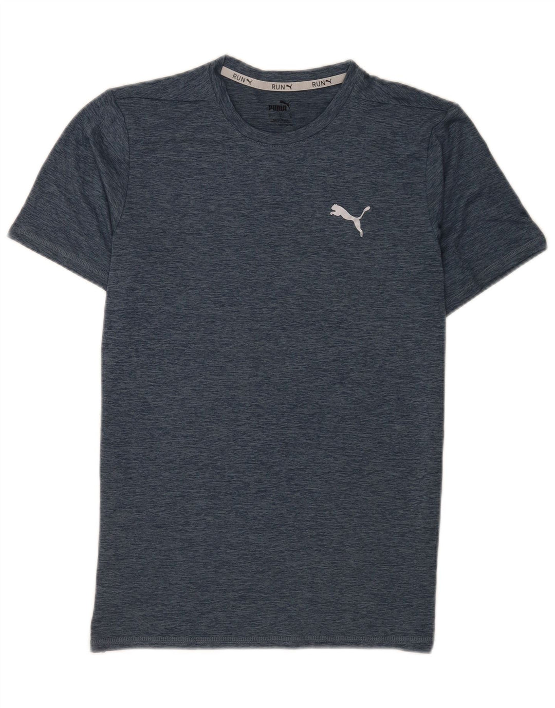 T-shirt męski Puma, mały, granatowy, nakrapiany