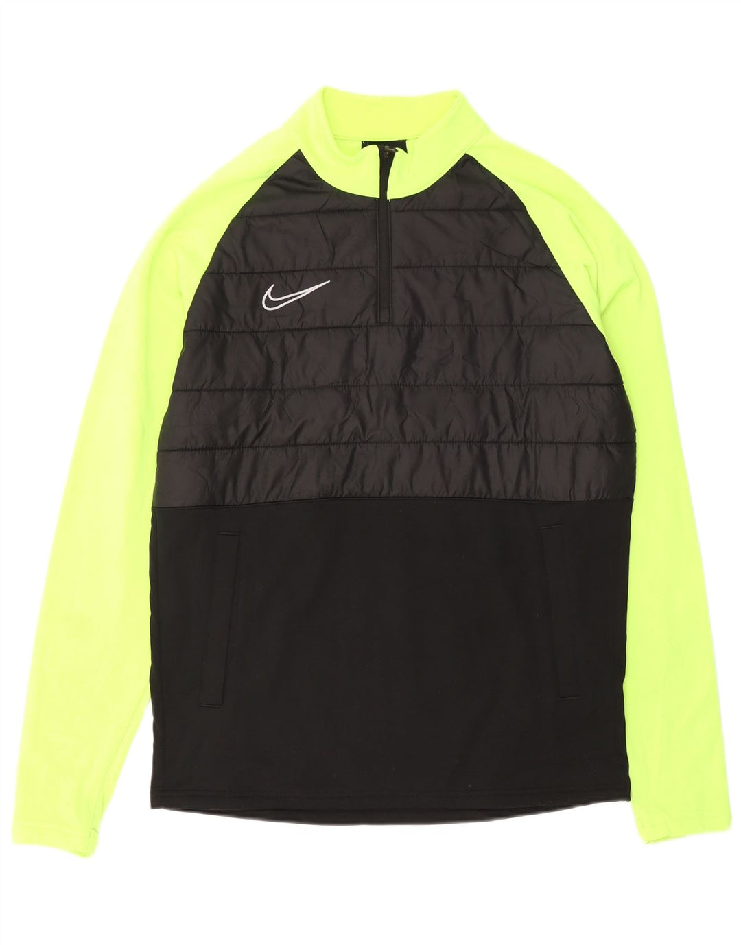 Męski dres NIKE Dri Fit z zamkiem błyskawicznym i zamkiem błyskawicznym w kolorze średniej czerni