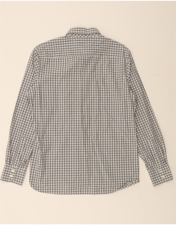TOMMY HILFIGER Mens Shirt Medium Grey Check Cotton