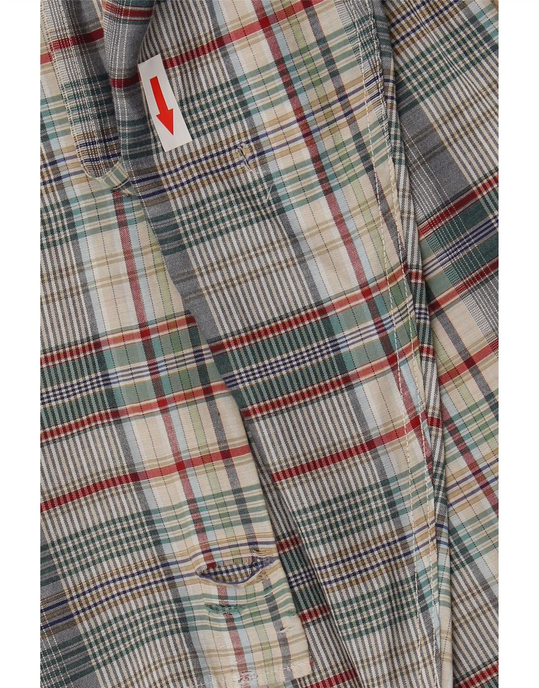 Męska koszula flanelowa Henry Cottons, rozmiar 41 16, duża, wielokolorowa krata