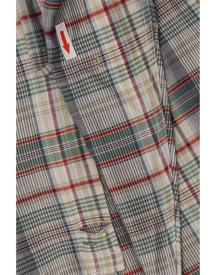 Męska koszula flanelowa Henry Cottons, rozmiar 41 16, duża, wielokolorowa krata