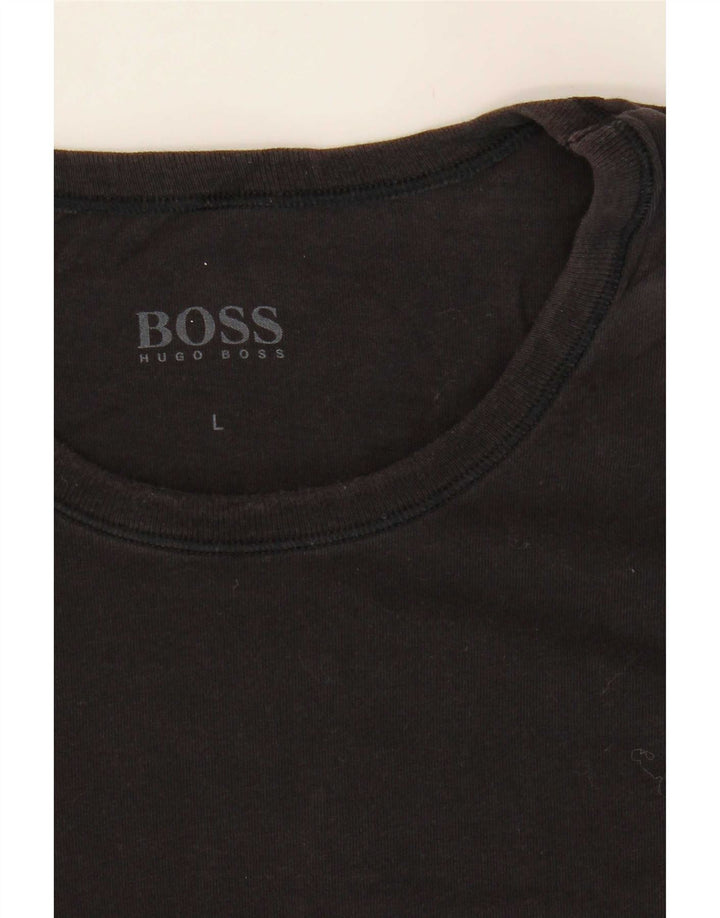 Męska koszulka Hugo Boss, duża, czarna