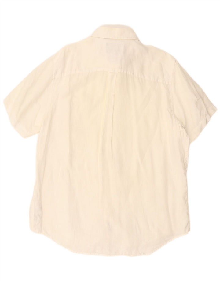 Męska koszula Timberland z krótkim rękawem i regularnym krojem XL w kolorze złamanej bieli