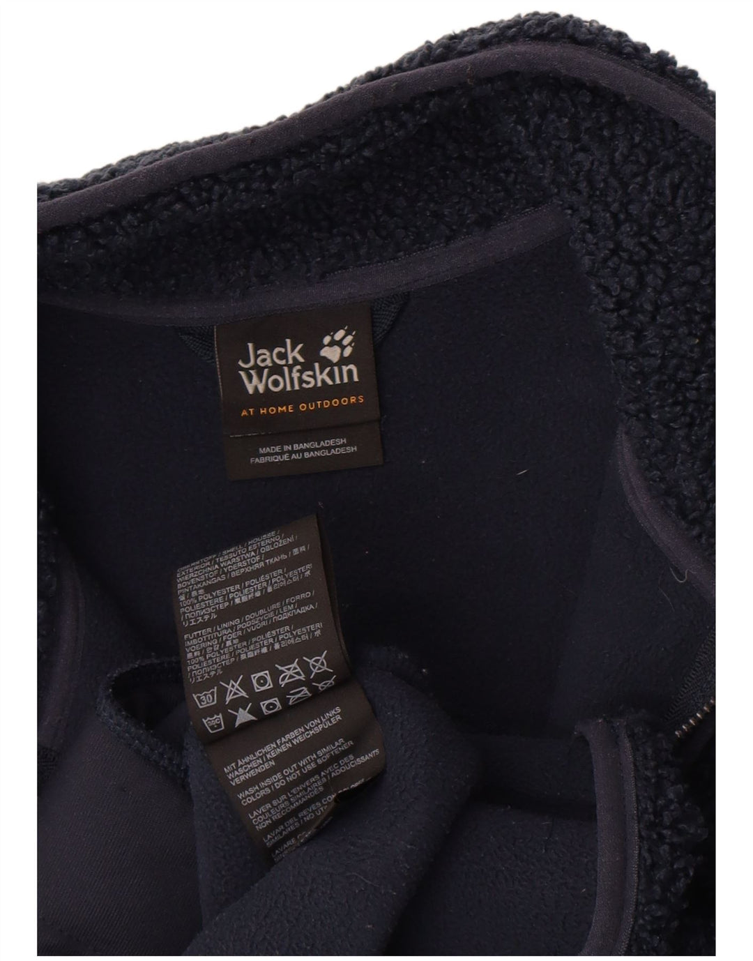 Damska kurtka polarowa Jack Wolfskin Longline UK 8/10, mała, granatowa