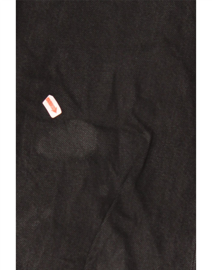 ALL SAINTS Męskie proste dżinsy Sid W32 L26 Czarna bawełna