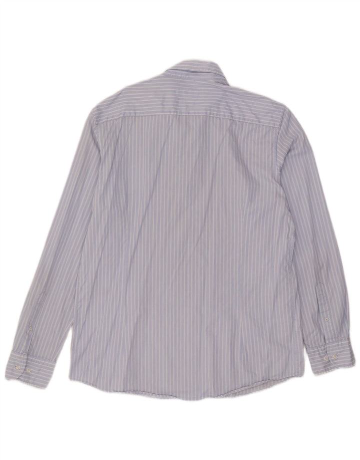 Koszula męska Massimo Dutti XL, niebieska, bawełniana w prążki