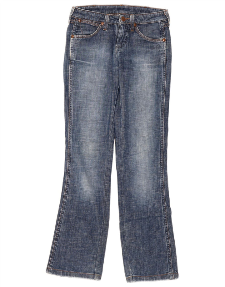 Jeansy damskie Wrangler Eve Bootcut W26 L29 Niebieskie bawełniane