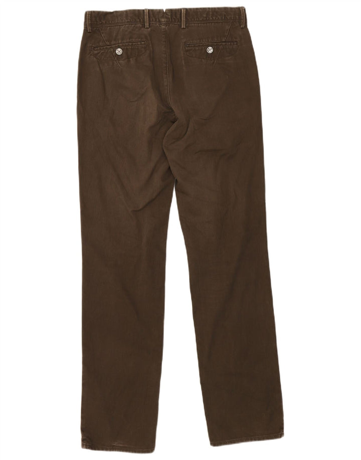 Męskie proste spodnie chino MASSIMO DUTTI EU 40 Medium W31 L32 brązowe