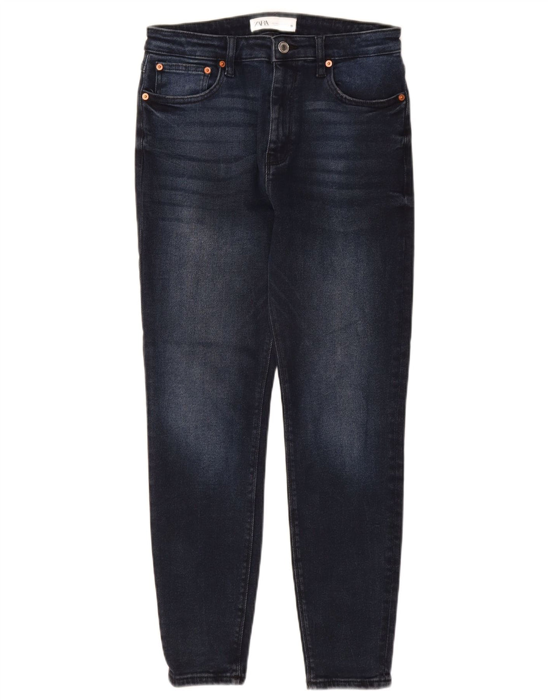 Damskie jeansy skinny ZARA EU 40 Medium W30 L27 Granatowa bawełna