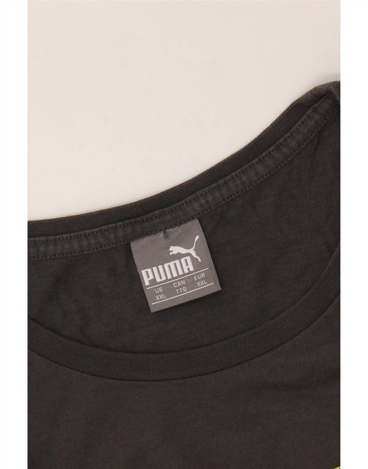 Męski T-shirt z grafiką PUMA Top 2XL Szary