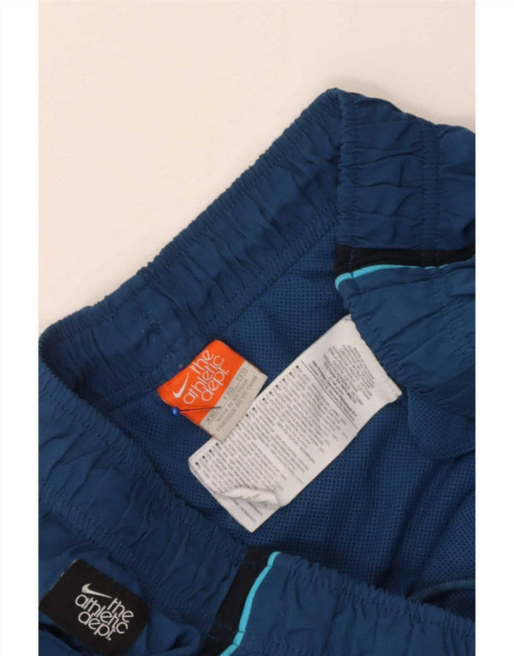 Męskie spodenki kąpielowe Nike 2XL Niebieski poliester z blokami kolorów