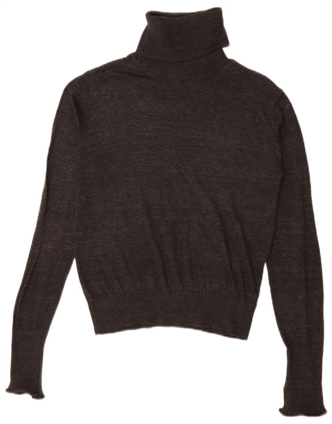 Sweter damski Zara z wywijanym dekoltem UK 10, mały, szary