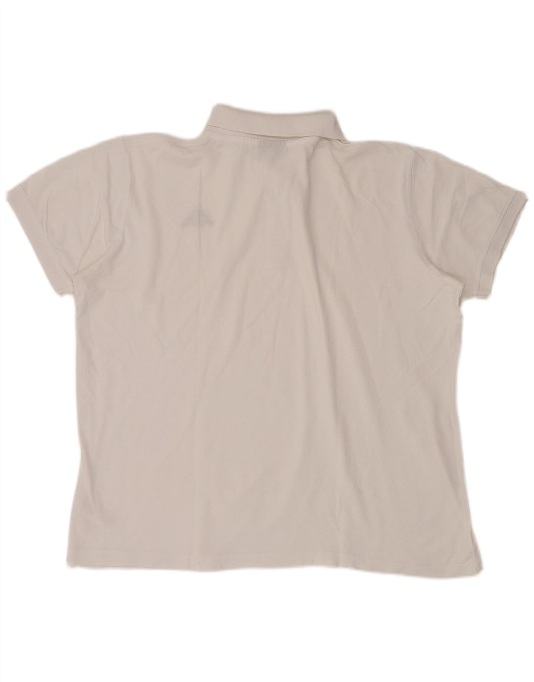 Męska koszulka polo KAPPA 2XL Biała bawełna