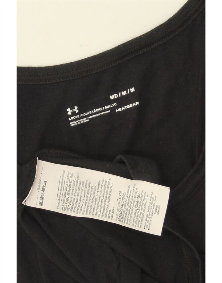 Męska kamizelka z grafiką UNDER ARMOUR Heat Gear, średnia, czarna, bawełniana