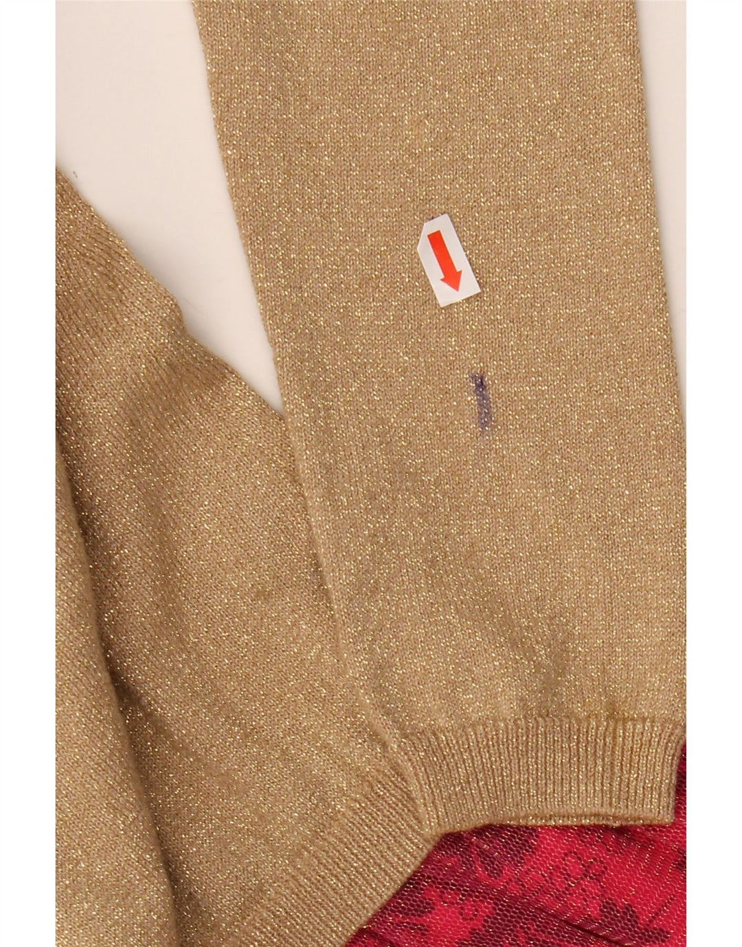 DESIGUAL Dziewczęca sukienka sweterkowa z grafiką 9-10 lat, beżowa, bawełniana w kwiaty