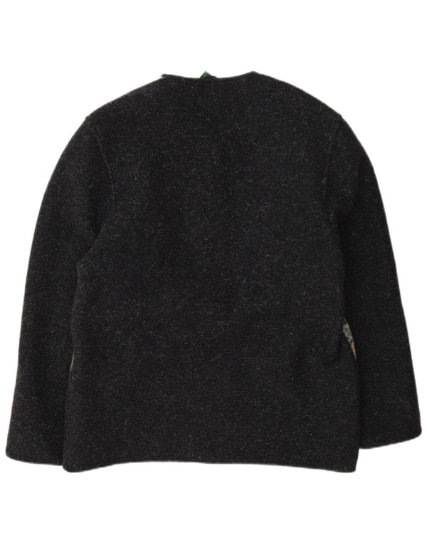 Sweter damski Giesswein o nowatorskim kroju, UK 18 XL, szary, blok kolorów