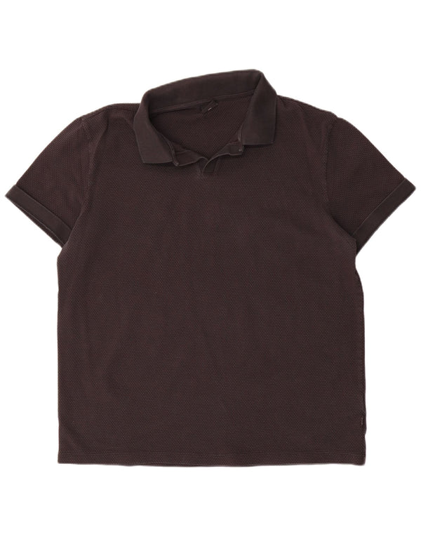 Męska koszulka polo Hugo Boss 3XL, czarna, bawełniana