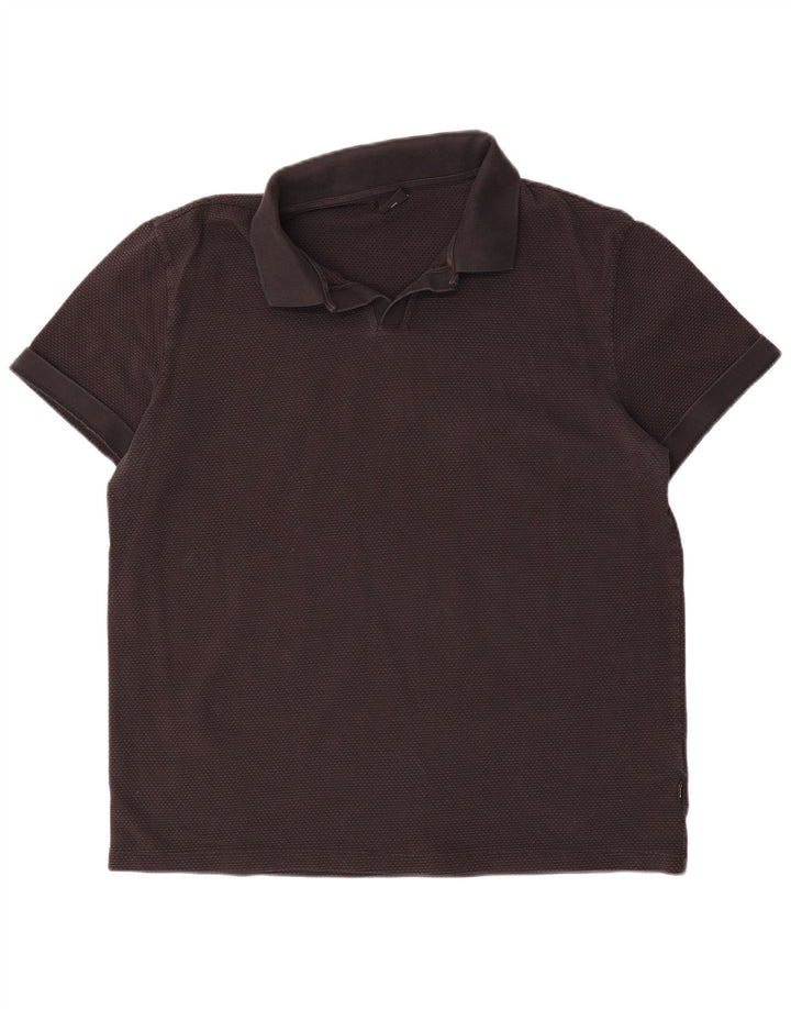 Męska koszulka polo Hugo Boss 3XL, czarna, bawełniana