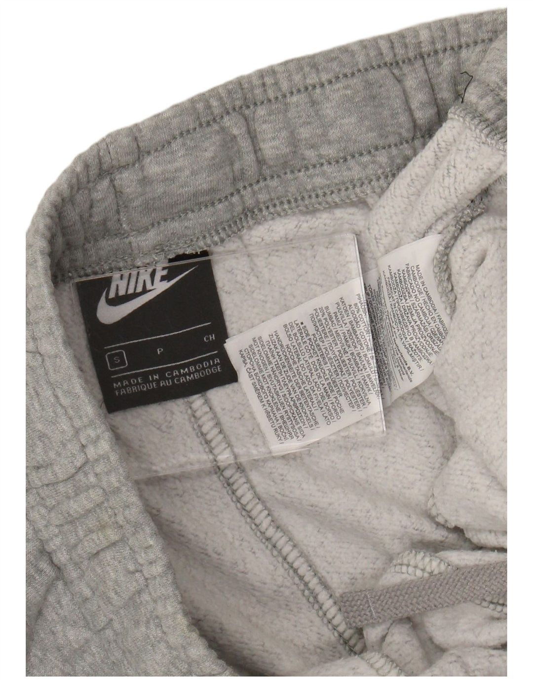 Męskie spodnie dresowe NIKE, małe, szare, bawełniane