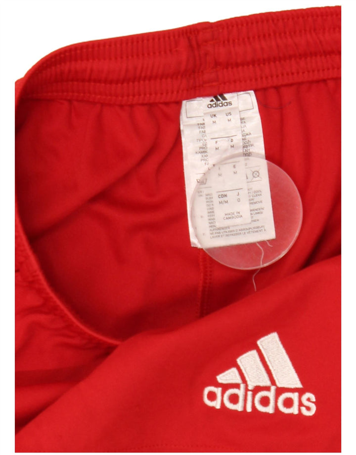 Adidas Męskie Spodenki Sportowe Średni Czerwony Poliester Sport