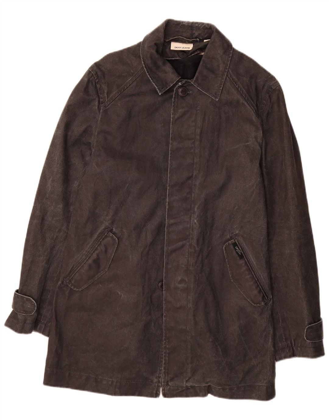Męski płaszcz dżinsowy Dkny UK 36 Small Black Ramie