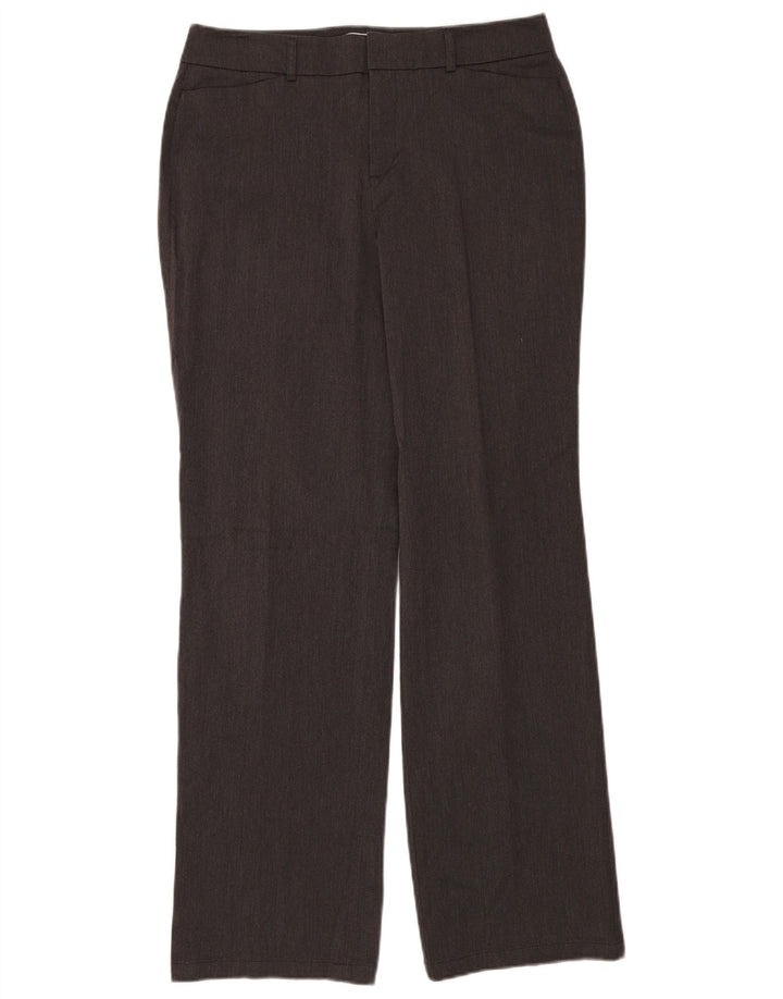 Spodnie damskie DOCKERS Ideal Fit, proste, codzienne US 10, duże, W32, L32, szare