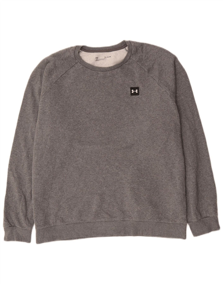 Męska bluza Under Armour XL, szara, nakrapiana