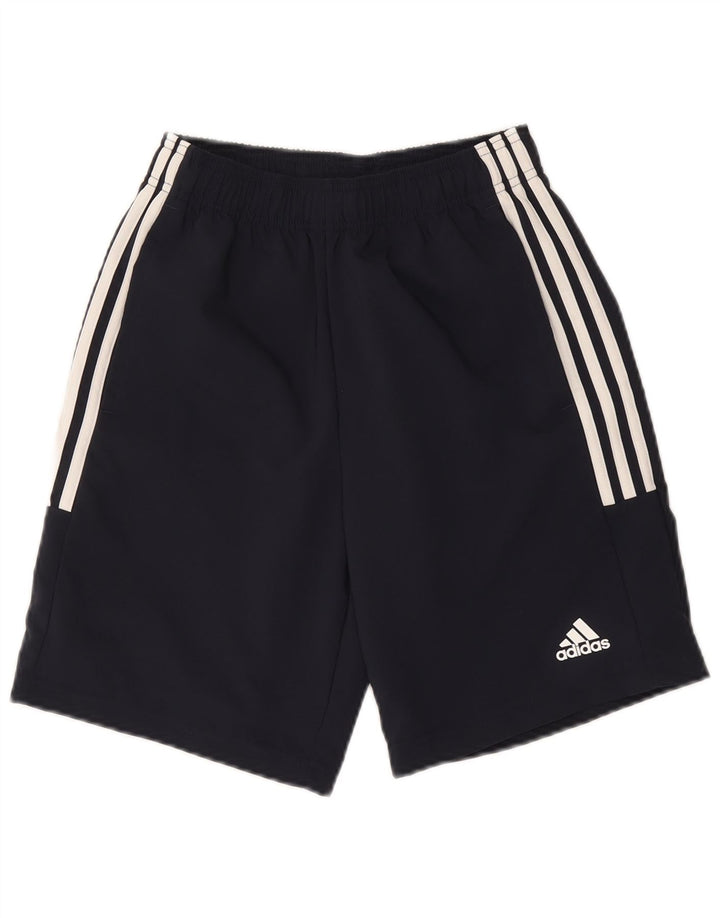 Męskie spodenki sportowe Adidas XS granatowe, poliestrowe