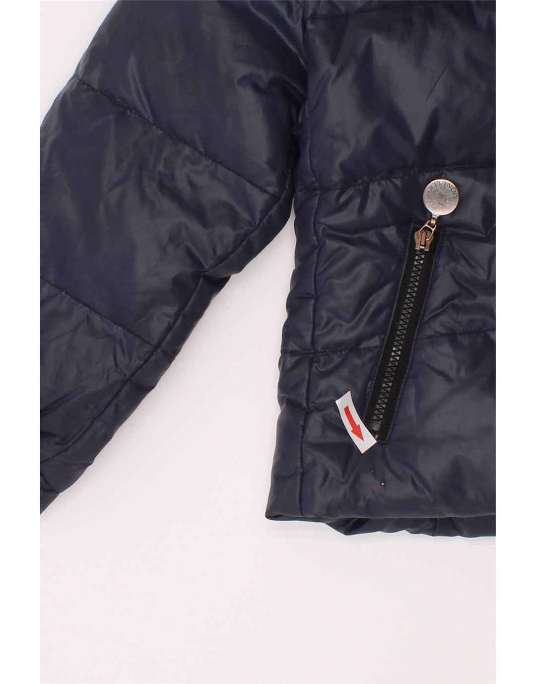 Kurtka wyściełana dla chłopców Moncler 18-24 miesiące Granatowy poliamid