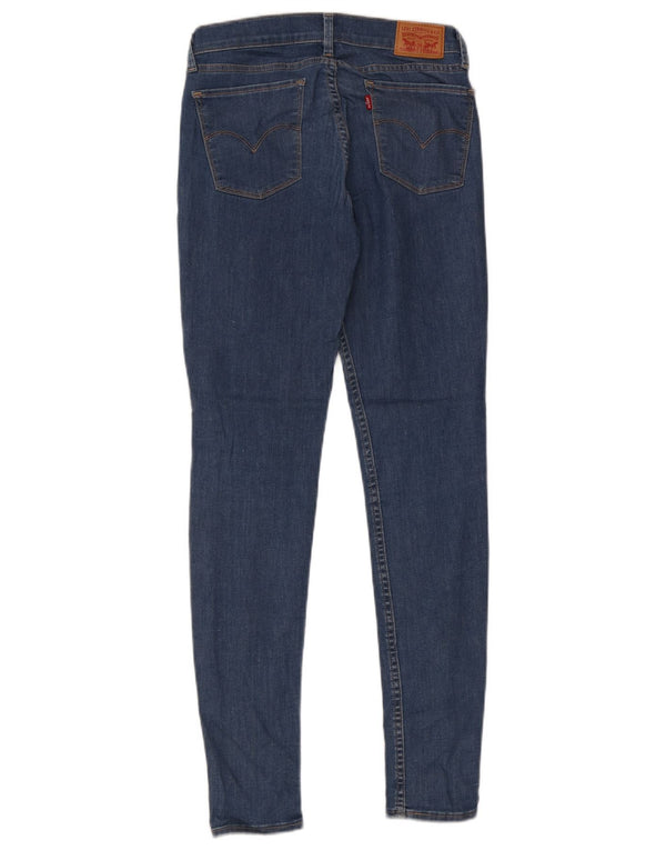 Damskie jeansy Levi's 710 Super Skinny W29 L30 Niebieska bawełna