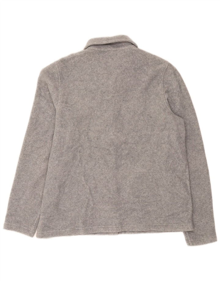 Damska kurtka polarowa L.L.Bean UK 14, średni szary poliester