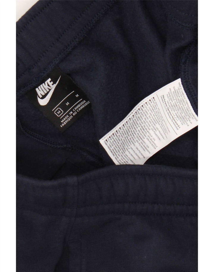 Męskie spodnie dresowe Nike, joggery, średnie granatowe, bawełniane