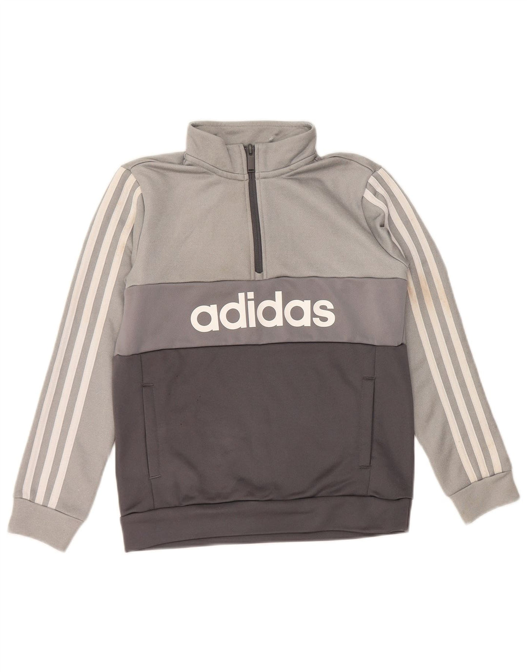 Chłopięca bluza ADIDAS Aeroready Graphic 9-10 lat, szara