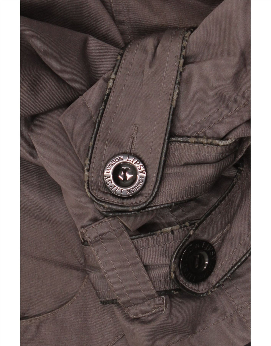 Damski trencz Lipsy UK 12, średni szary poliester