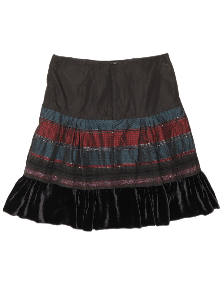 Spódnica damska Benetton w kształcie litery A W30 w średnie czarne paski