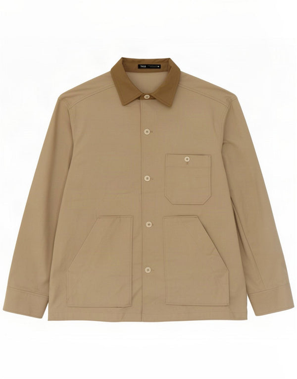Kurtka męska Zara UK 42 XL, beżowa, bawełniana