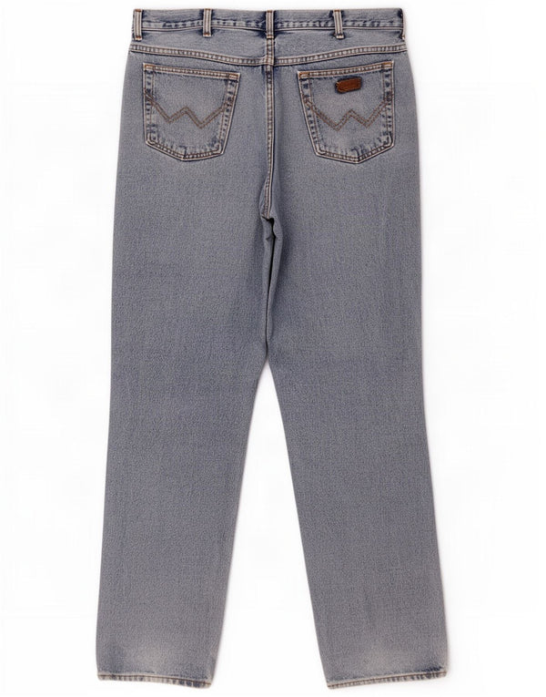 Męskie jeansy Wrangler IDAHO Straight W38 L34 Niebieskie, bawełniane