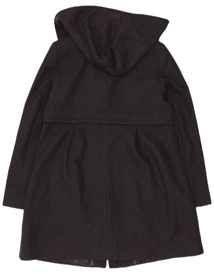 Damski płaszcz z kapturem Dkny US 14 XL, szara wełna