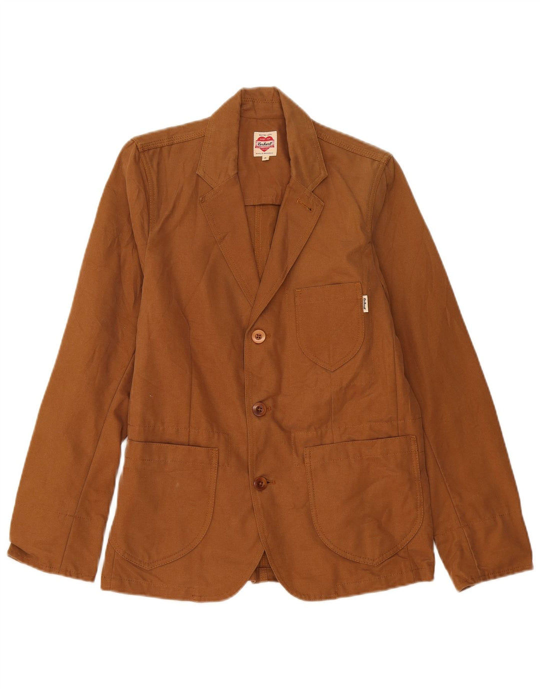 Męska marynarka zapinana na 3 guziki Carhartt UK 38 Średniobrązowa bawełna